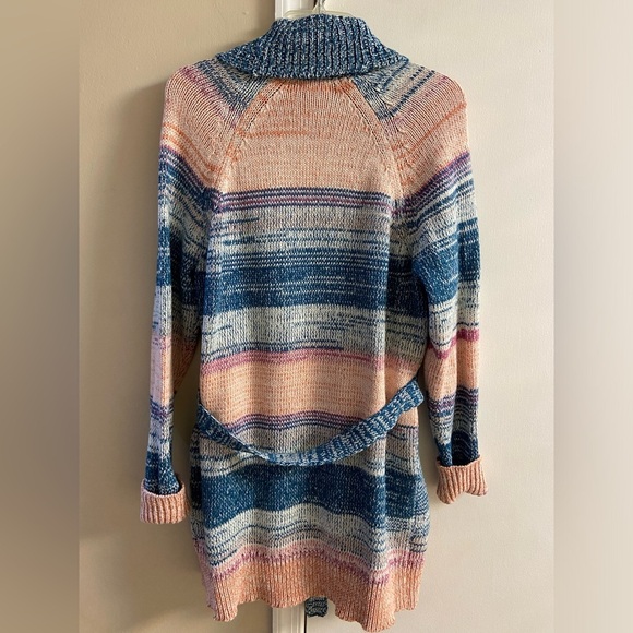 Sundance Hayden sweater cardigan silk blend belted open front XL‎ Petite NWT - Picture 7 of 9